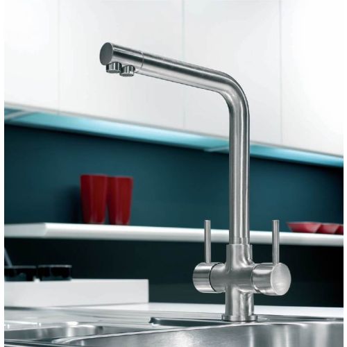 Osmio Mariella 3-Way Triflow Kitchen Mixer Tap – Chrome Finish