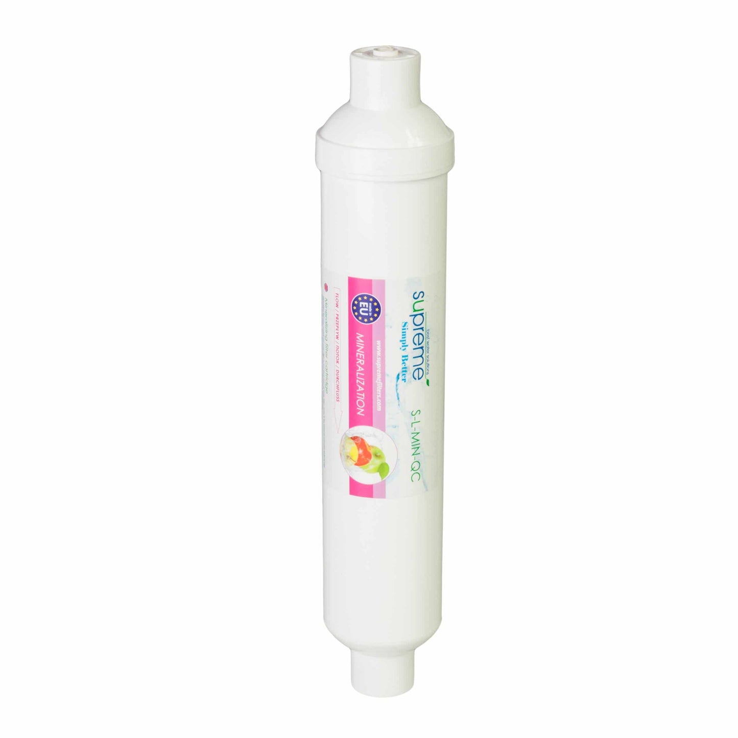 Supreme mineral water cartridge for water filter systems