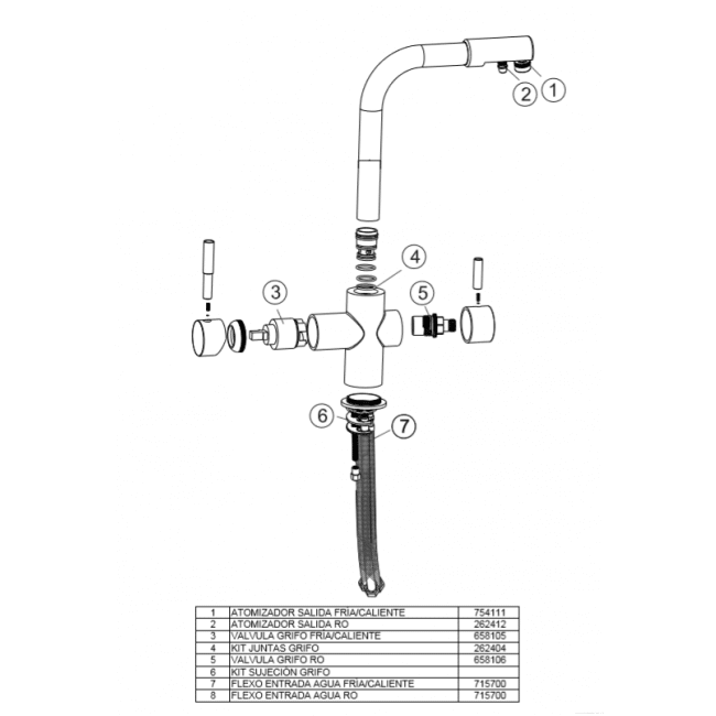 Supreme Chrome 3-Way (Tri-flow) Kitchen Tap €129.00 Water Filter Tap