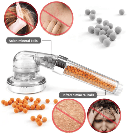 ionic shower beads