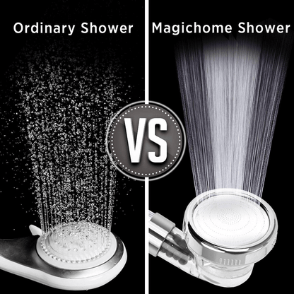 pressurised shower head filter