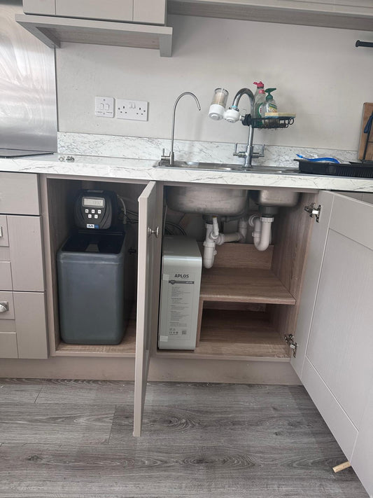 CLACK Softener + Aplos Angel Direct Flow Water Filter