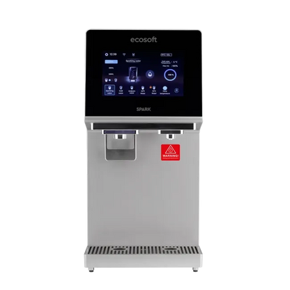 Ecosoft Spark Countertop Reverse Osmosis Dispenser with Sparkling, Hot and Cold Water