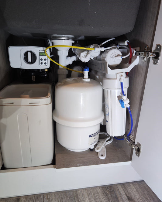 NuAqua Water Softener + 5 Stage RO System Installation Included!