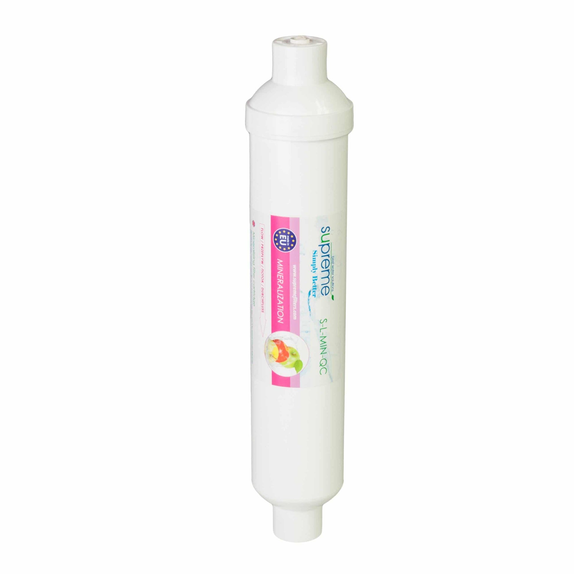 Supreme mineral water cartridge for water filter systems