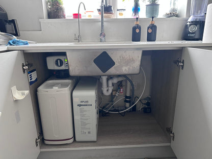 Aplos Direct Flow + NuAqua Water Softener Bundle