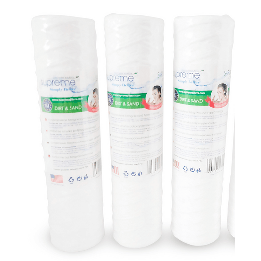 Sediment water filter cartridges | 3 Pack