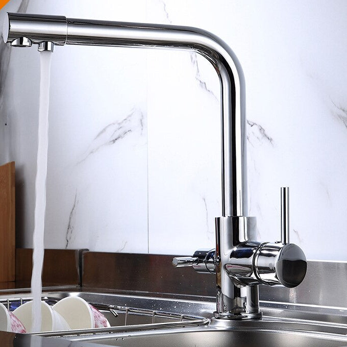 3 Way Kitchen Tap Mixer Deluxe Finish